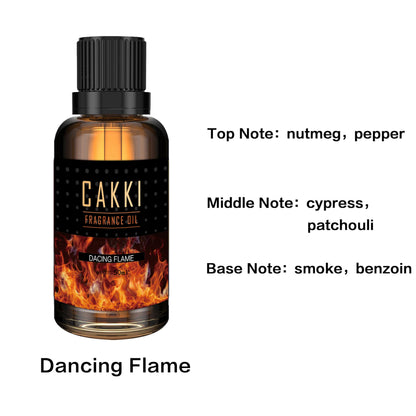 CAKKI Scent-Dancing Flame Diffuser Oil 50ml - Essential Oils for Home