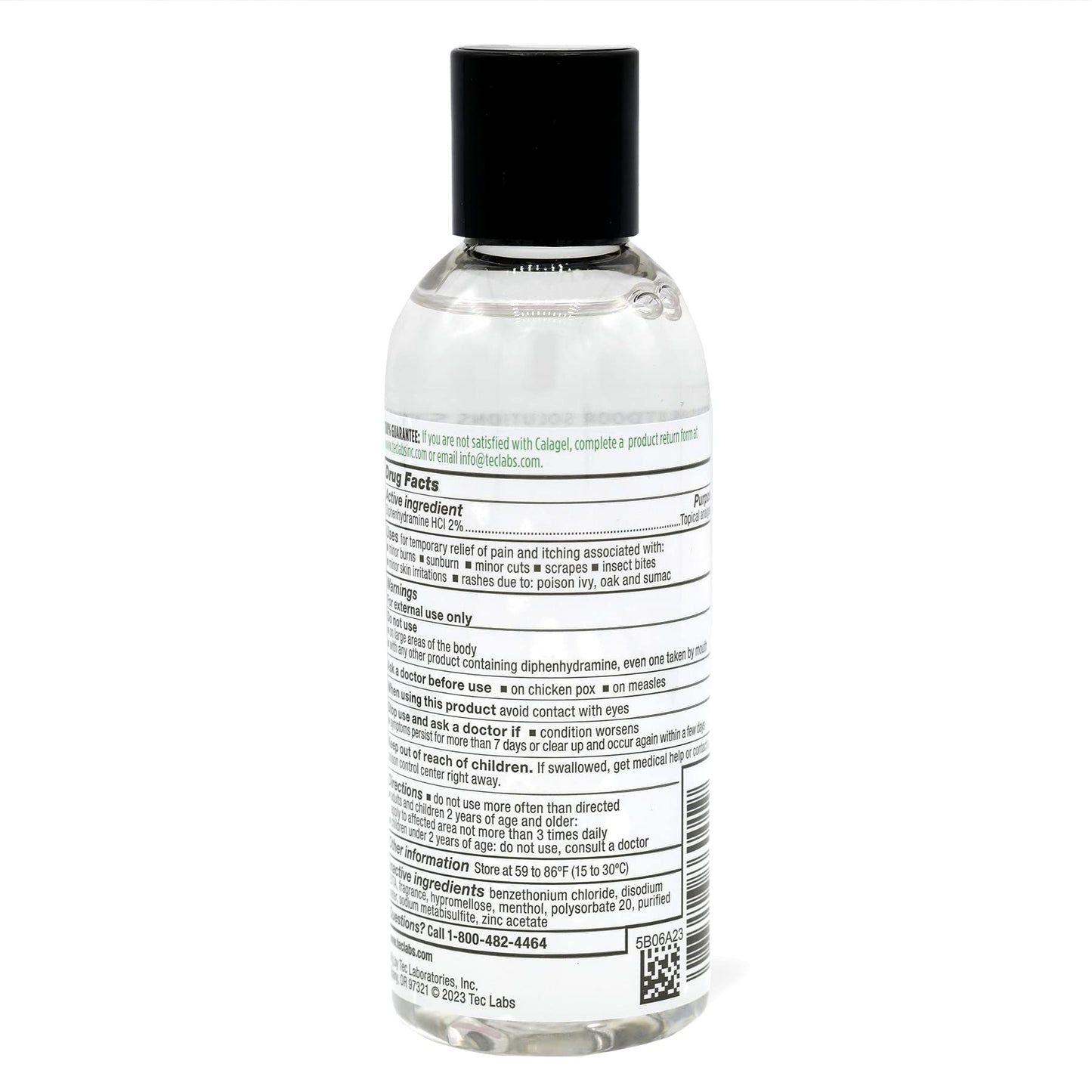 Calagel Tecnu Anti-Itch Gel | Maximum-Strength Relief for Bites, Stings, Rash & Sunburn | 6 oz