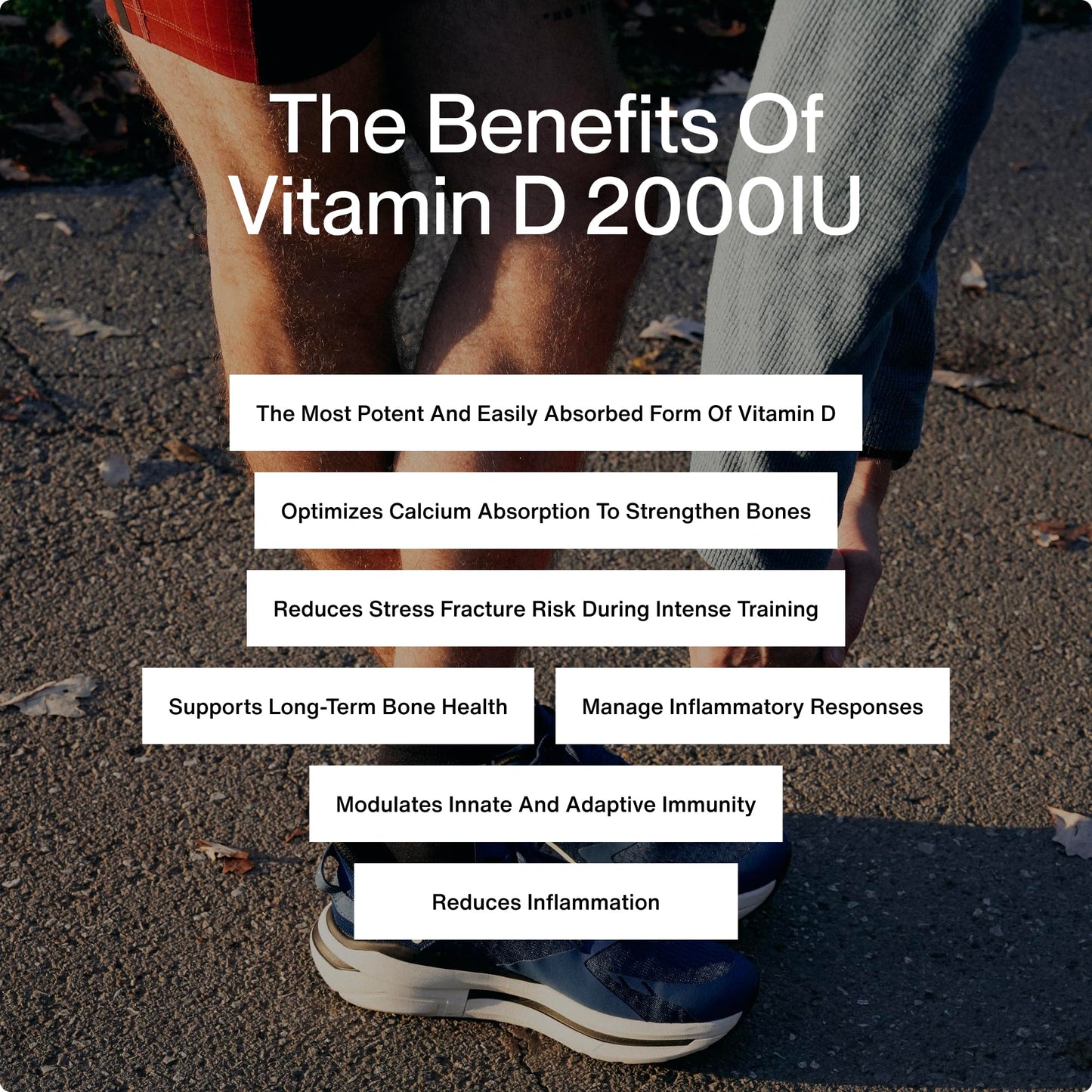 Momentous Vitamin D3 Supplement - 2,000 IU Capsules for Foundational Health Support - NSF Certified for Sport - Gluten-Free - 60 Servings