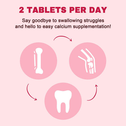 Calcium Citrate 1200 mg with Vitamin D3 | 120 Count Vegan Supplement for Bone & Teeth Health