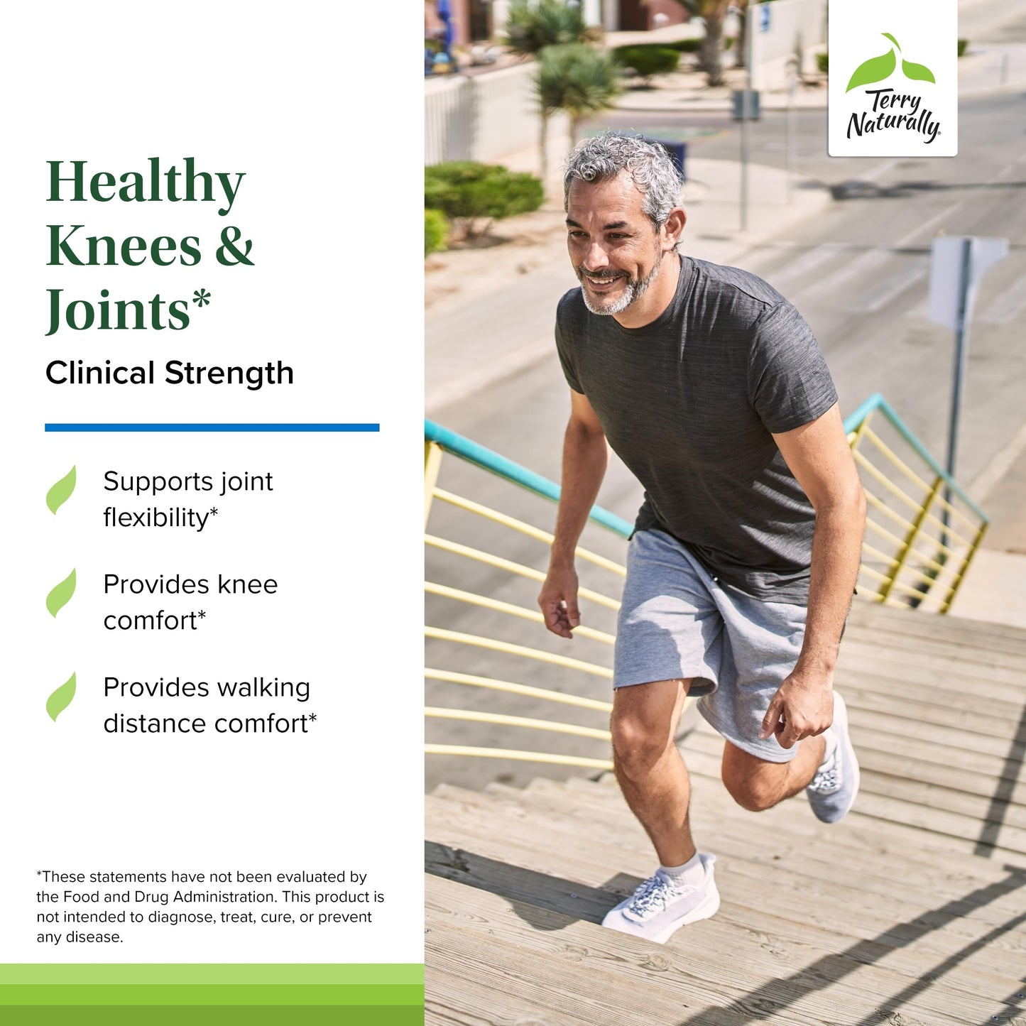 Terry Naturally Healthy Knees & Joints - Joint Support with Calcium Fructoborate (60 Capsules, 2 Pack)