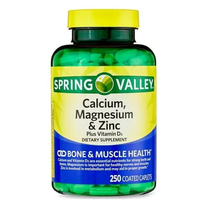 Calcium Magnesium Zinc with Vitamin D3 - Calcium 600 mg Supplement | Bone, Muscle & Immune Support | STS Sticker
