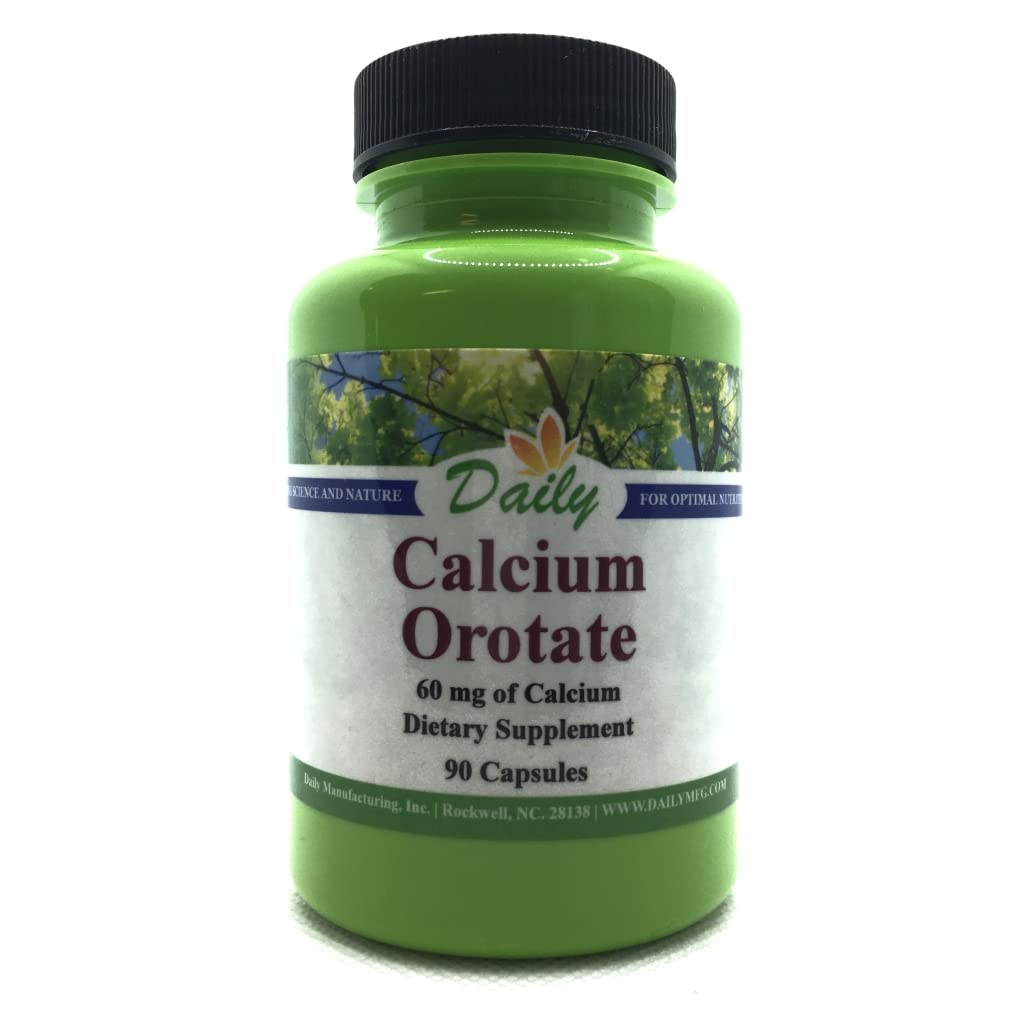 Calcium Orotate – High-Absorption Calcium Supplement with 60 mg Elemental Calcium
