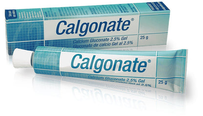 Calgonate 2.5% Calcium Gluconate Gel 25G Tube | Hydrofluoric Acid First Aid