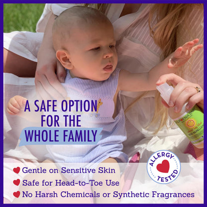 California Baby Natural Bug Spray – DEET-Free Mosquito Repellent for Babies & Kids (Citronella)