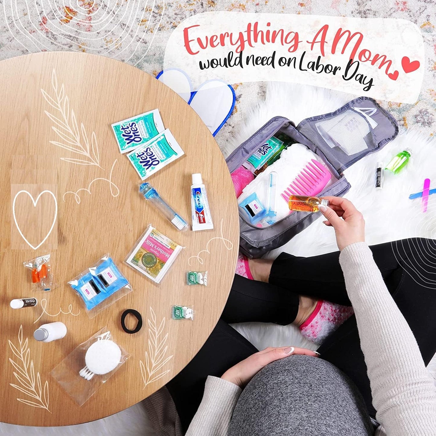 Hospital Bags for Labor and Delivery – Prepacked Maternity Bag Essentials for Mom | CallMid