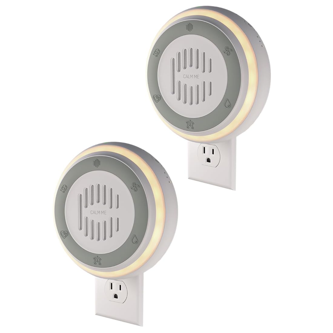 Calm Me 2-Pack White Noise Sound Machine — Office Privacy & Noise Blocking (20 Sounds)