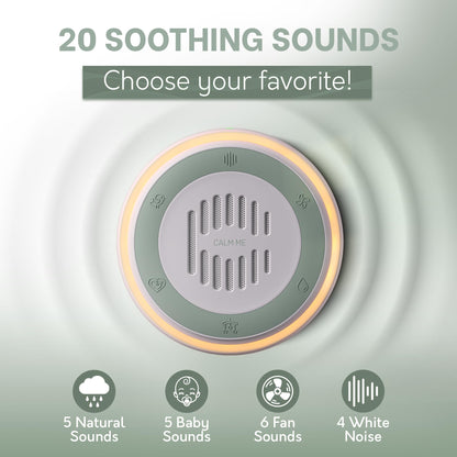 Calm Me 3 Pack White Noise Machine for Office Privacy and Focus — 20 Sounds