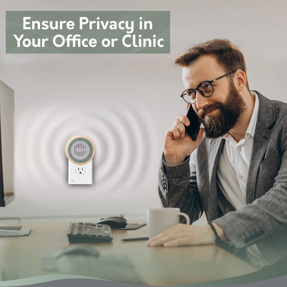 Calm Me 3 Pack White Noise Machine for Office Privacy and Focus — 20 Sounds