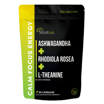 Ashwagandha + Rhodiola Rosea +  L-Theanine