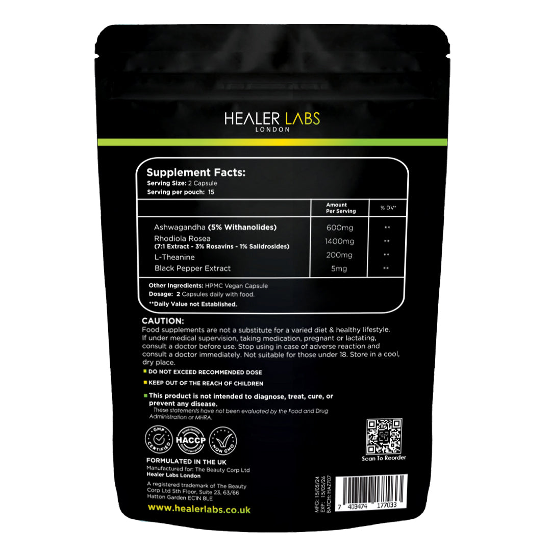 Ashwagandha Rhodiola Rosea L Theanine