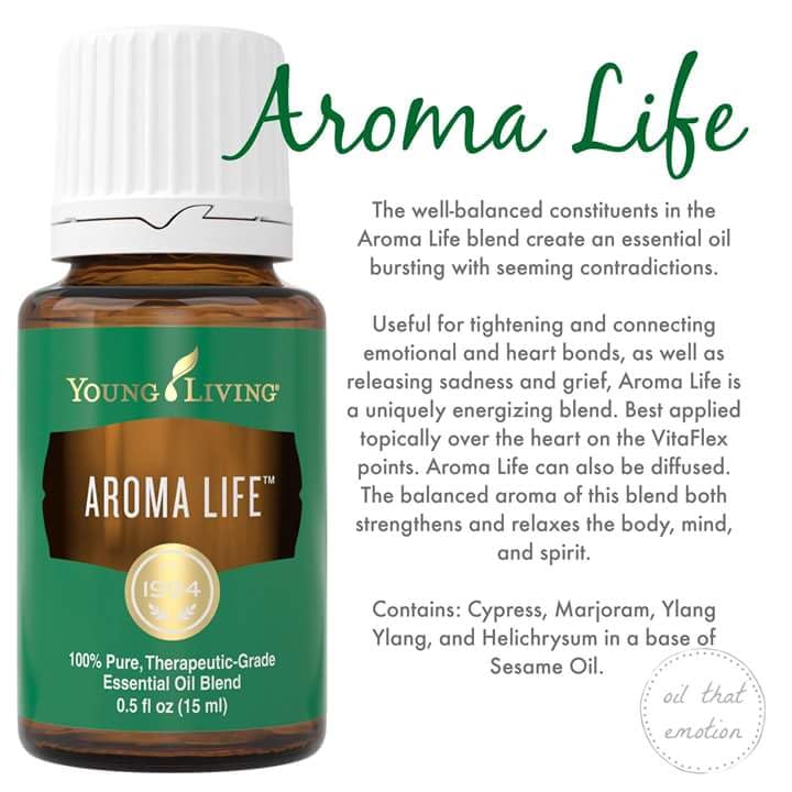 Young Living Aroma Life Essential Oil 15 ml – Calming Massage & Diffuser Oil