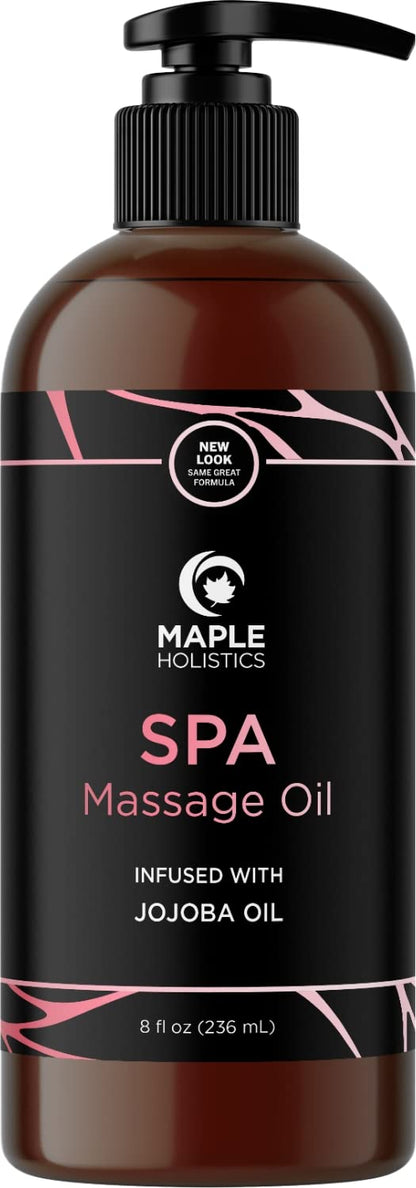 Calming Massage Oil for Therapy – Home Spa Massage Oil (Non-Greasy)