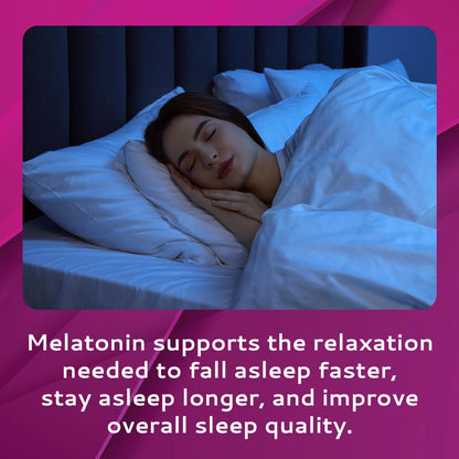 CALMOUR 100 Melatonin Strips – 3mg Fast-Dissolving Sleep Aid