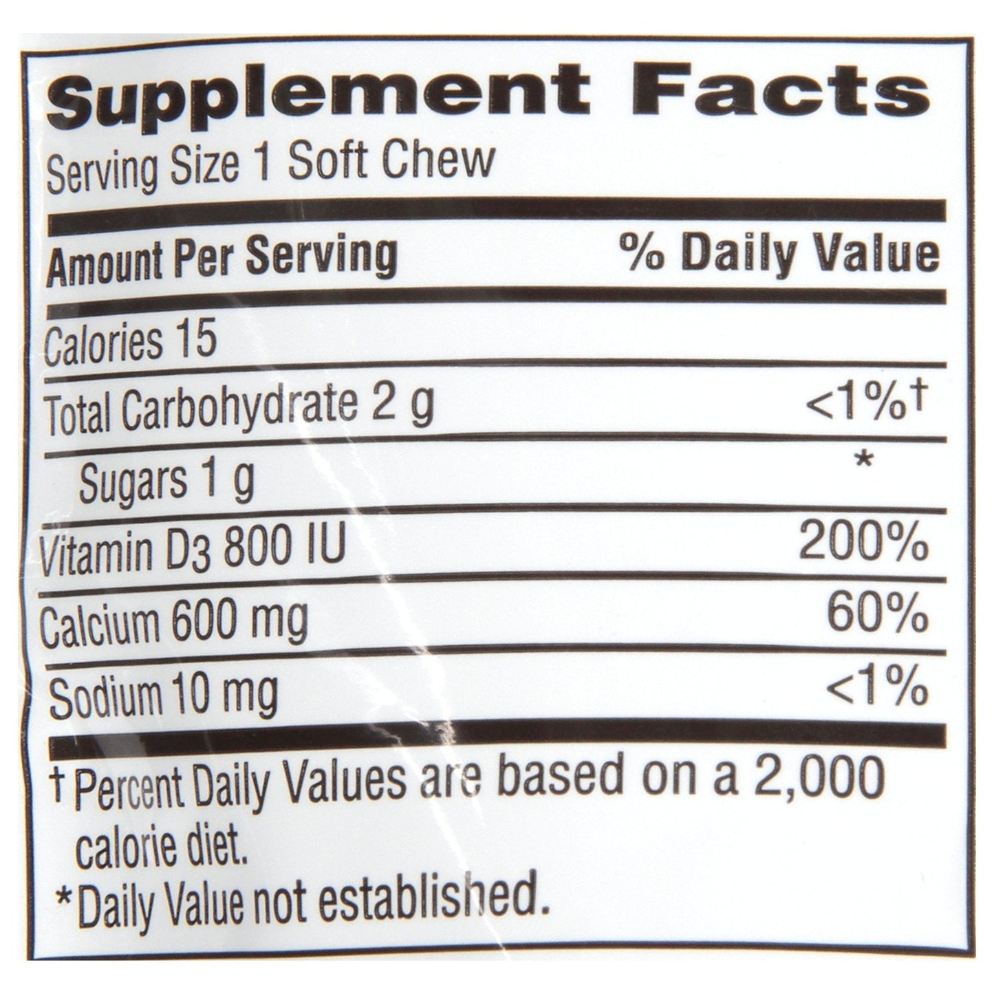 Caltrate 600+D3 Soft Chews – Chocolate Truffle, 60 Count