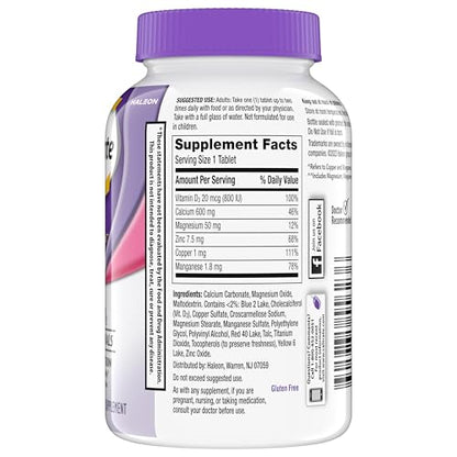 Caltrate 600 Plus D3 Minerals Calcium & Vitamin D Tablets – 120 ct