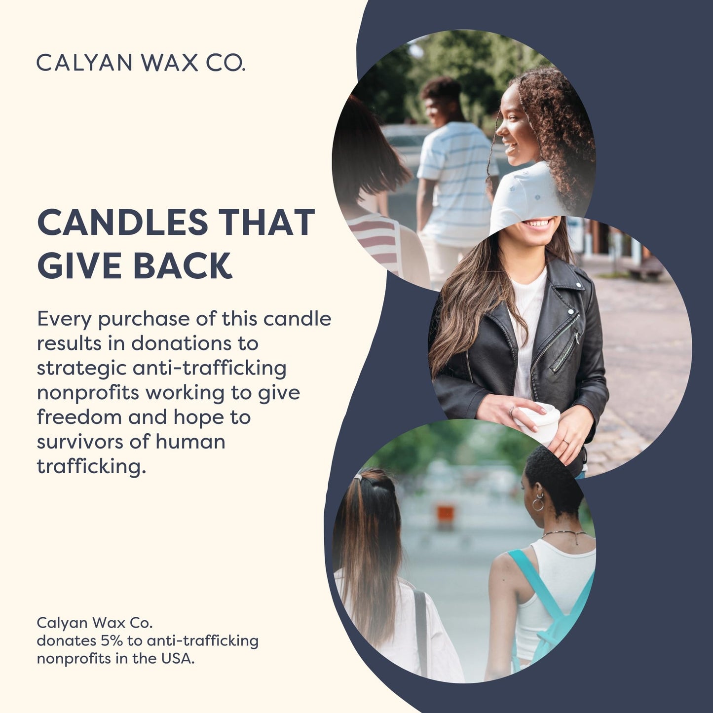 Calyan Wax Co. Grapefruit & Flora 2-Wick Candle - 37 Hr Burn | Non-Toxic Soy 8.8oz Jar