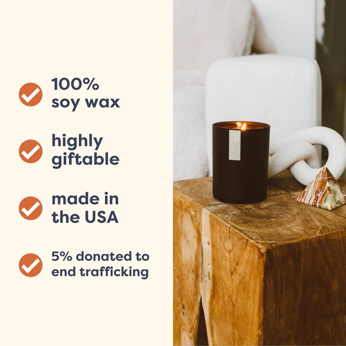 Calyan Wax Co. Passionfruit & Ginger Soy Candle - 75-Hour Burn, 10.2oz