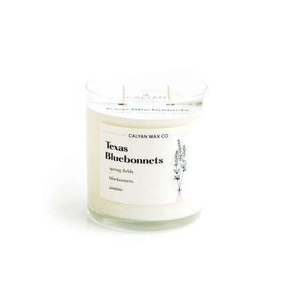 Texas Bluebonnets 2-Wick Soy Candle - Calyan Wax Co. - 8.8oz, 37hr Burn