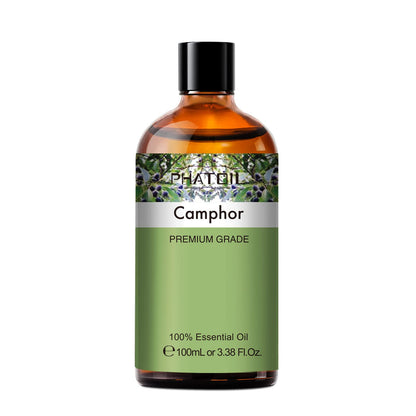 Camphor Essential Oil 100ml | PHATOIL Aromatherapy for Diffusers, DIY Candles & Soaps