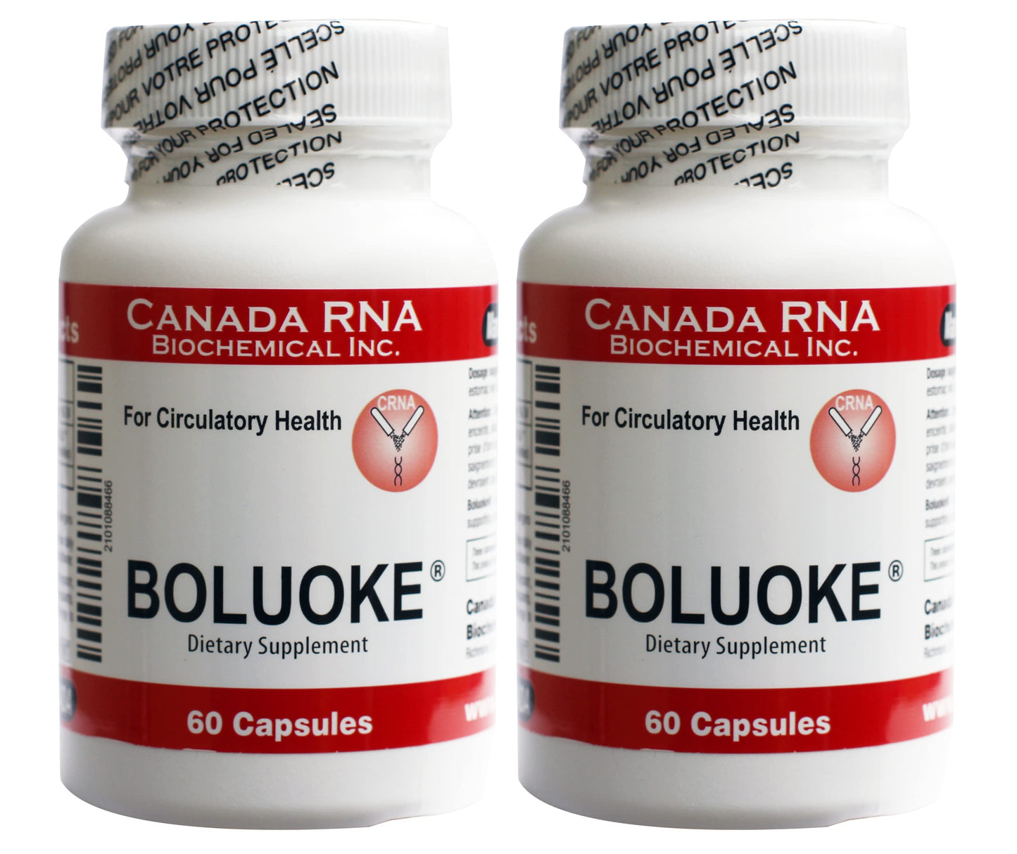 Canada RNA Boluoke 60 Capsules (Pack of 2) – Lumbrokinase Enzyme Supplement