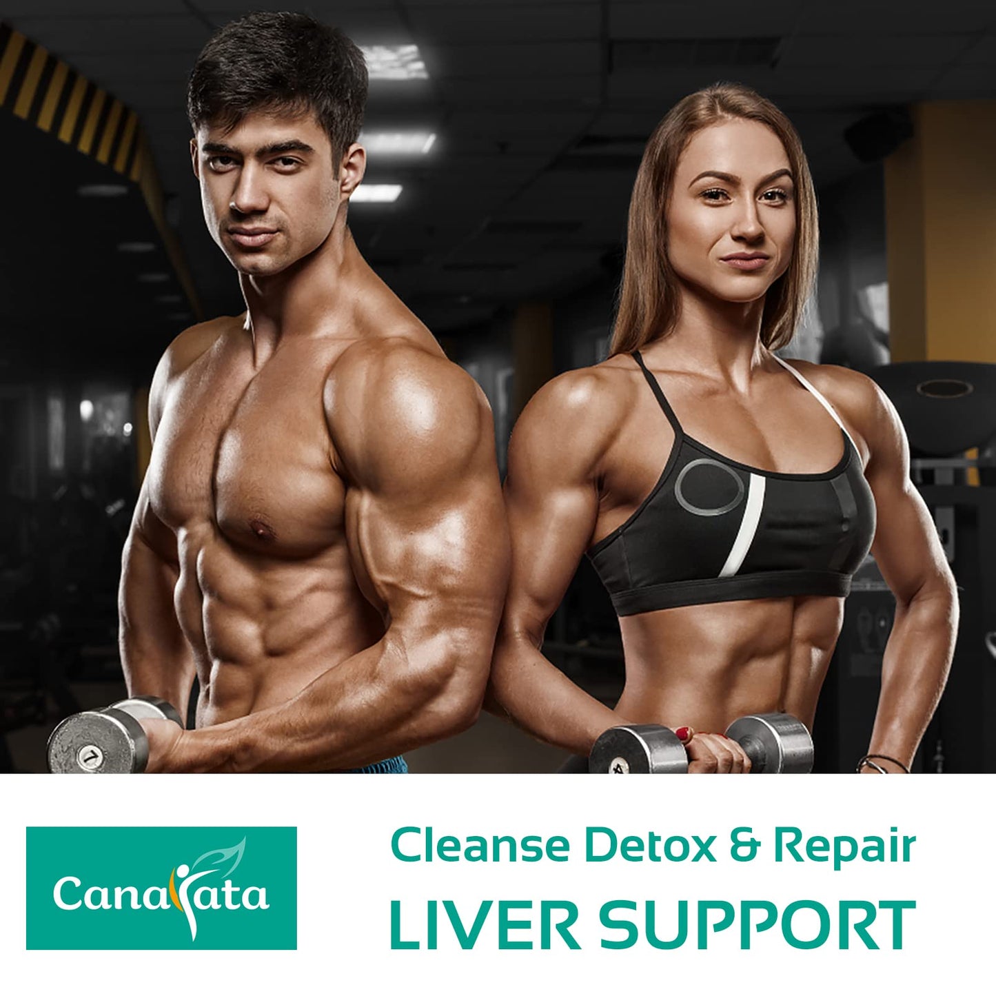 Canarata TUDCA Liver Support 1000mg – 120 Vegan Capsules with Milk Thistle