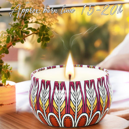 18-Pack Scented Soy Candle Gift Set | Long-Burning Aromatherapy for Home