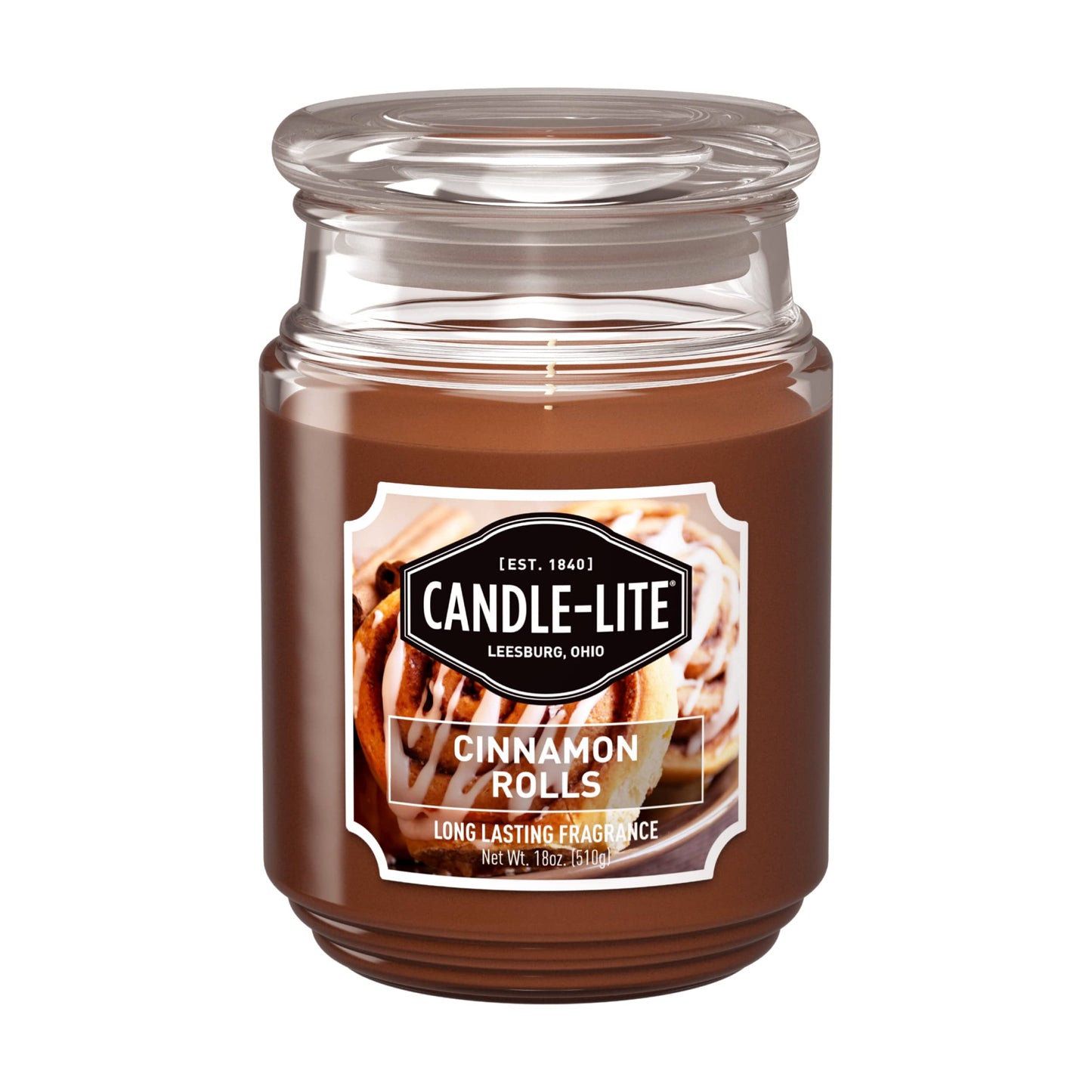 Candle-Lite Cinnamon Rolls 18 oz Brown Aromatherapy Candle