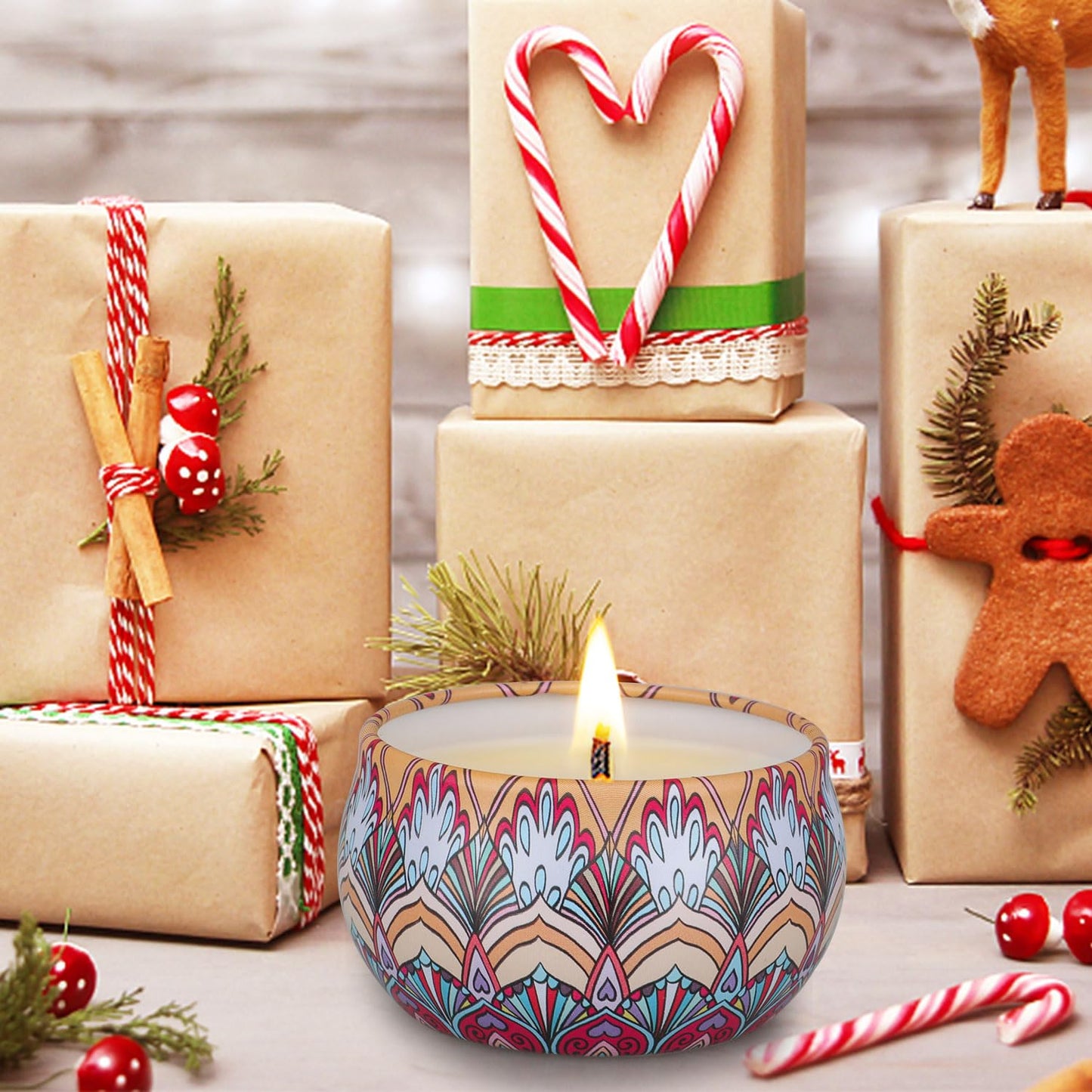Candles Gifts for Women - 12 Pack Soy Wax Candles for Home Scented Gifts