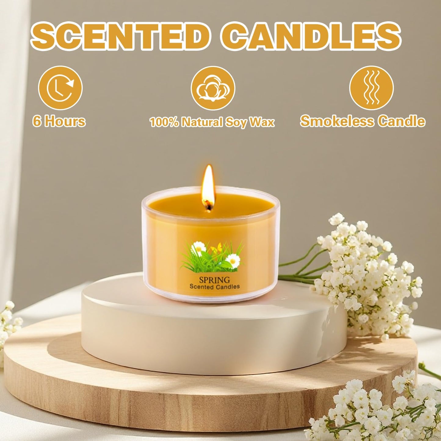 20-Pack Aromatherapy Scented Candles – Soy Wax Gift Set (1.6oz)