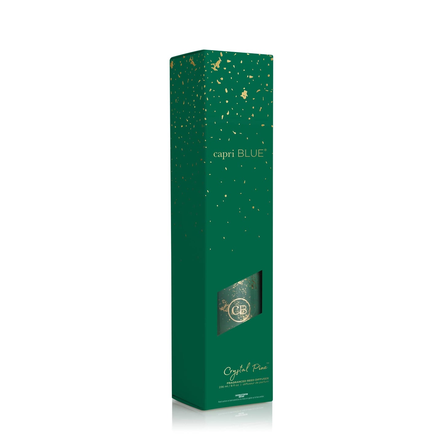 Capri Blue Glimmer Reed Diffuser Set – Crystal Pine (8 fl oz) | Home Fragrance