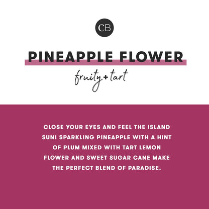 Capri Blue Pattern Play Candles - 8 oz Pineapple Flower Scented Glass Jar