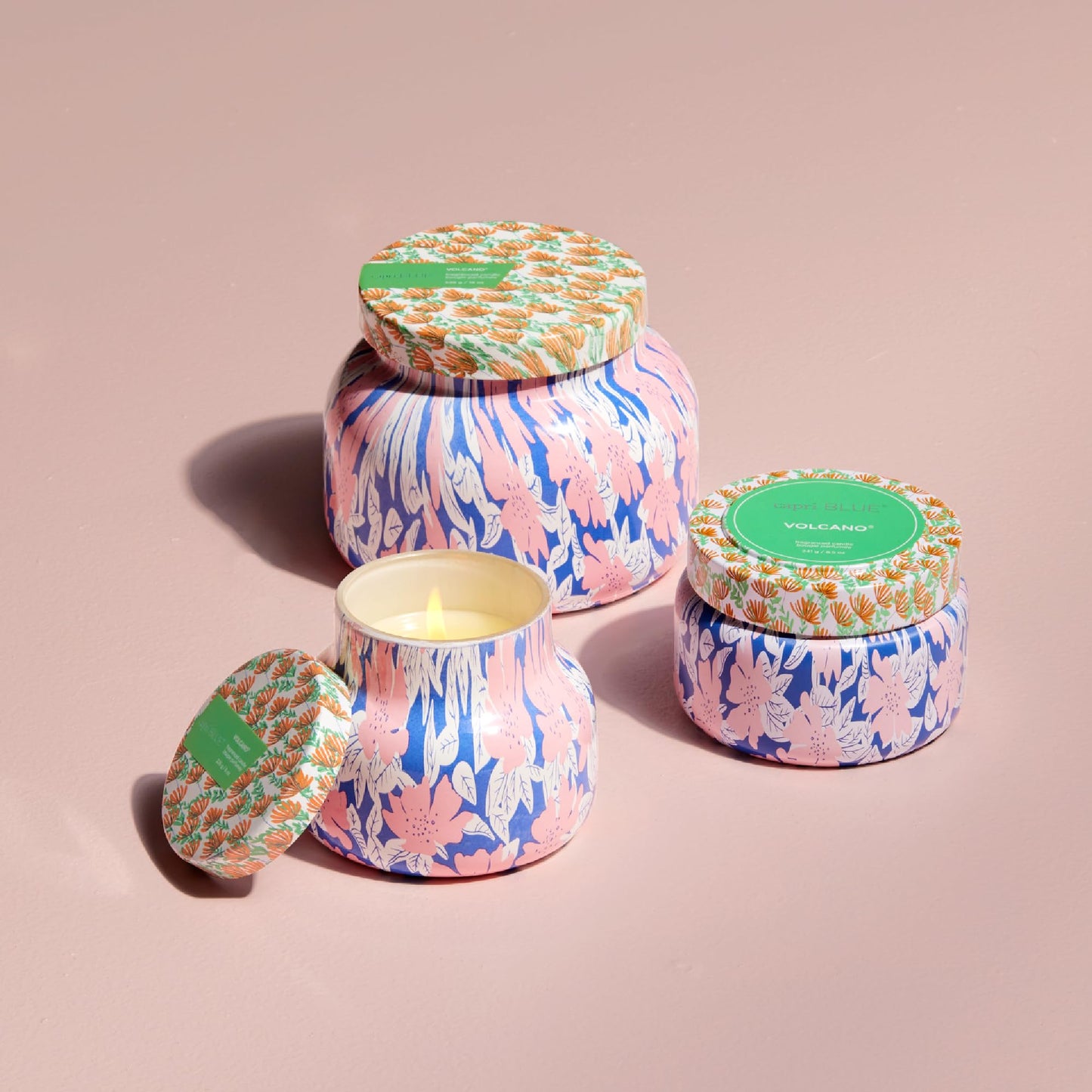 Capri Blue Pattern Play Candles - Volcano 19 oz | Soy Wax Blend