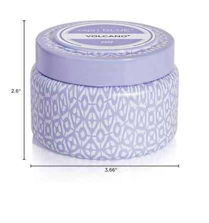 Capri Blue Lavender Volcano Travel Tin Jar Candle - 8.5 oz Luxury Soy Wax
