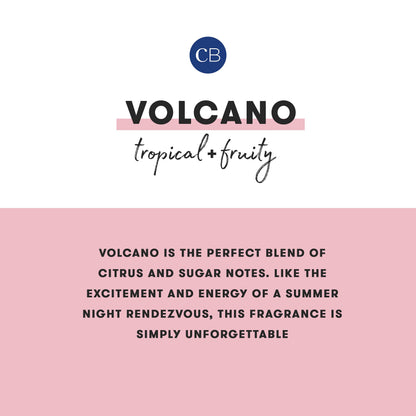 Capri Blue Volcano Mini Tin Candle - 3 oz - Black Jar | Soy Wax Blend