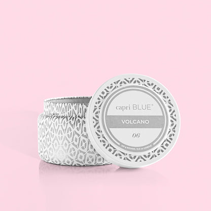 Capri Blue Volcano Travel Tin Candle - White, 8.5 oz | Luxury Soy Wax