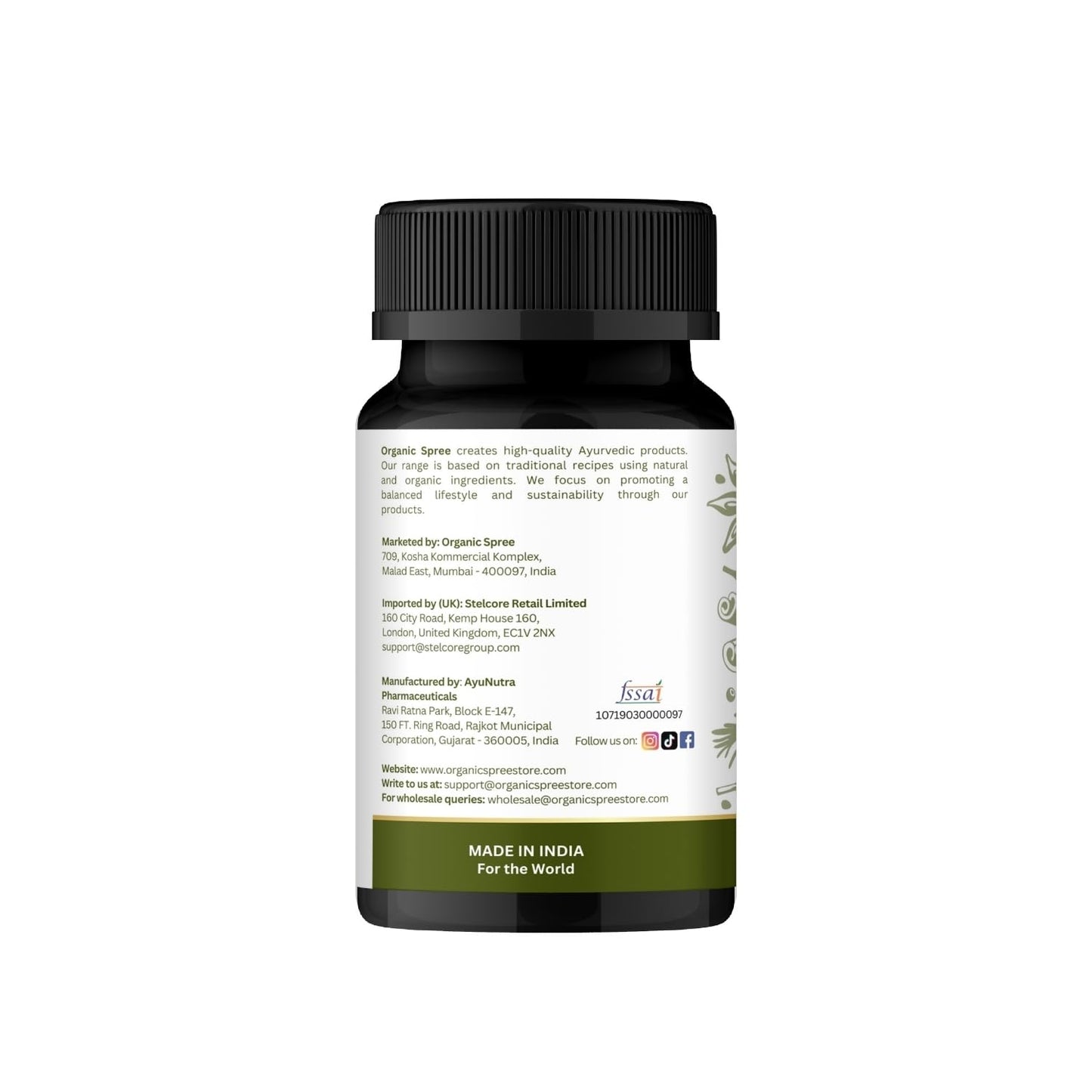 ORGANIC SPREE Kanchnar Guggulu 120 Tablets – Detox & Lymphatic Support, Ayurvedic, Vegetarian, ISO Certified