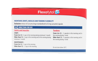 Flexofytol Bio-Optimized Turmeric Extract for Joints and Arthritis – 180 Gel-Caps