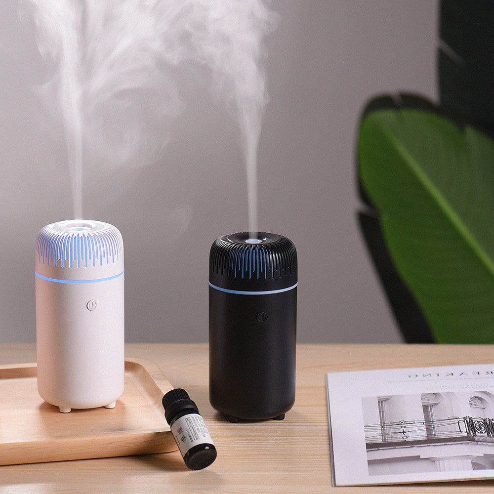 Car Diffuser Humidifier USB Aromatherapy – Mini Portable Diffuser for Car, Home, Office (Black)