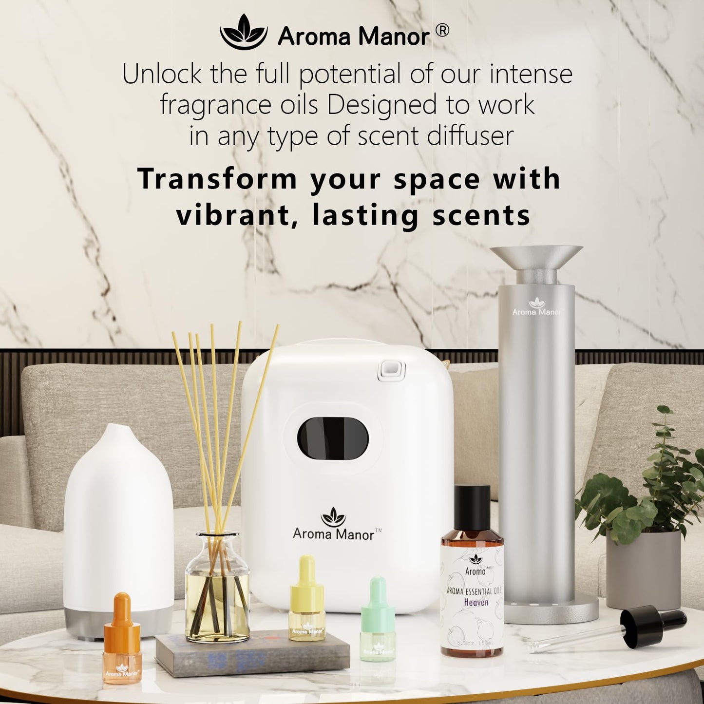 Car Diffuser Oil - Santal Essential Oil Blend | Luxury Hotel Inspired Aromatherapy 150ML