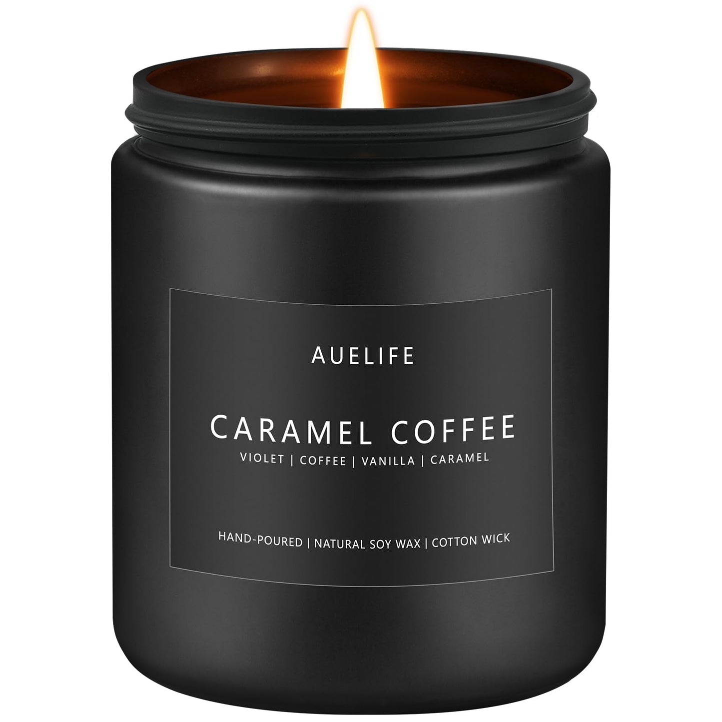 Caramel Coffee Candle - Men's Scented Soy Candle | 7oz, 50 Hours Burn Time