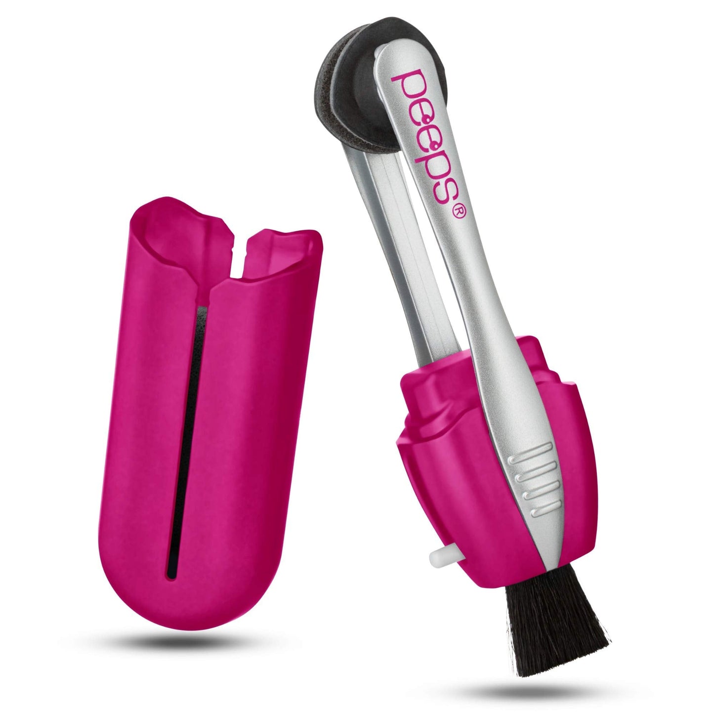 CarbonKlean Peeps Eyeglass Lens Cleaner - NASA-Exclusive Carbon Microfiber, 500 Uses, Soft Touch Pink