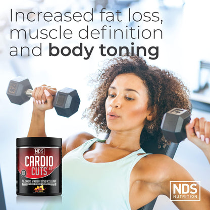 Cardio Cuts NDS Nutrition 4.0 Pre-Workout – Weight Loss & Fat Burn (Miami Sunrise, 40 Servings)