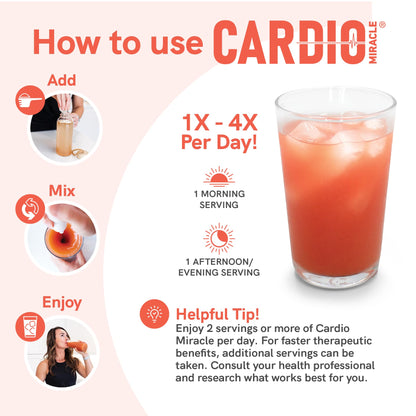 Cardio Miracle Nitric Oxide Supplement – 60 Servings with Beet Root, L-Arginine AKG & L-Citrulline