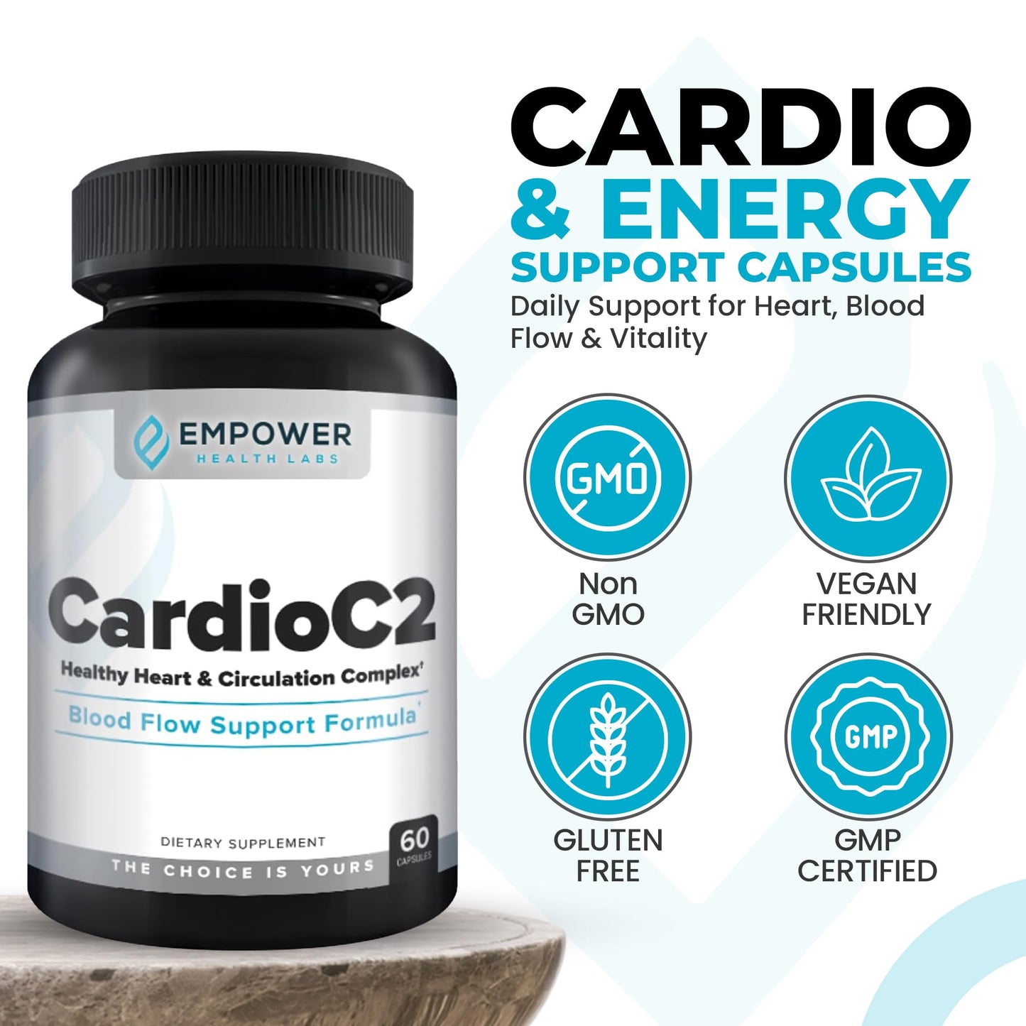 CardioC2 Circulation & Energy Support | Doctor-Formulated Beet Root & CoQ10