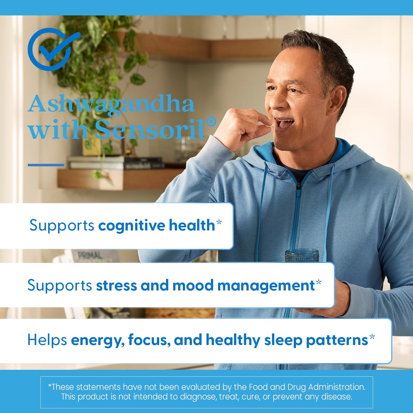 Doctor's Best Ashwagandha with Sensoril – 125mg, 60 Count