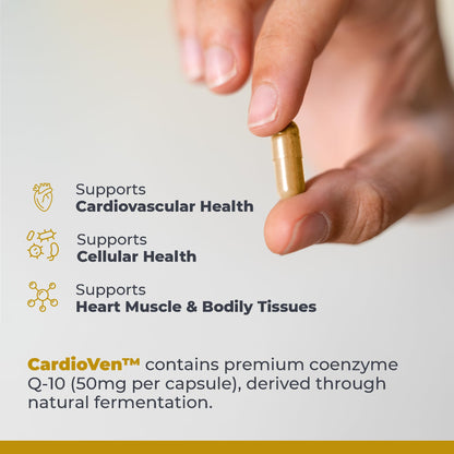 CardioVen by Premier Research Labs – CoQ10 Ubiquinol, Heart Health Supplement, 60 Vegetarian Capsules