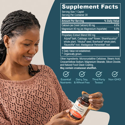 ruved Carditone - Natural Heart Health Supplement for BP & Heart Support (30 Veg Caplets)