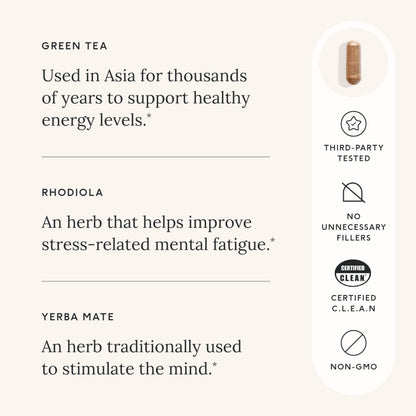 Care/of Natural Energy Supplements for Fatigue - 30 Energy Pills