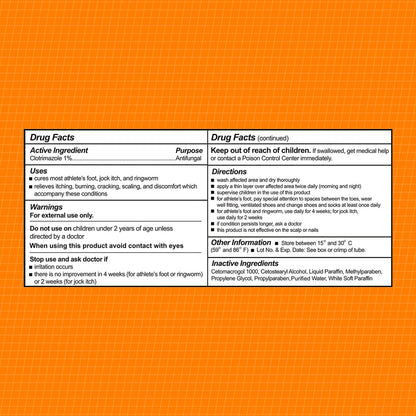 CareAll Clotrimazole 1% Antifungal Cream 4 Pack | Treats Athlete’s Foot, Jock Itch & Ringworm (Compare to Leading Brand)